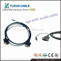 high speed vga cable with audio cable